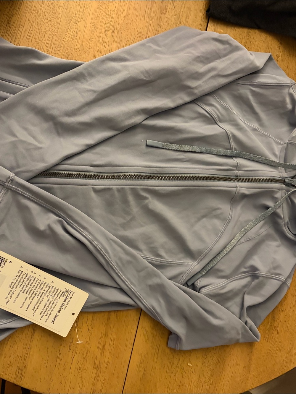 Lululemon Women’s Light Blue Hooded Define Nulu Full-Zip Jacket with Hood